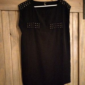 Dress with silver gems